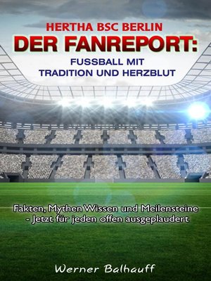 cover image of Hertha BSC – Die alte Dame – Von Tradition und Herzblut für den Fußball